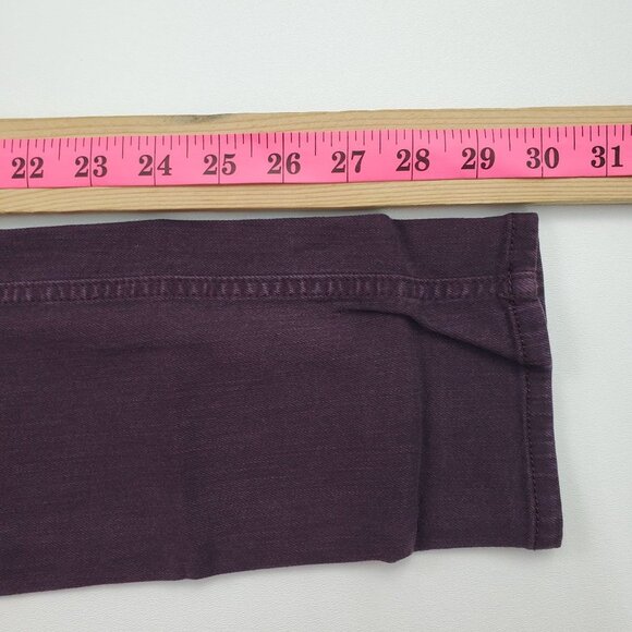 Rag & Bone Womens Purple Mid Rise Skinny Leg Jeans Sz 28 Stretch Denim Pants - Picture 12 of 12